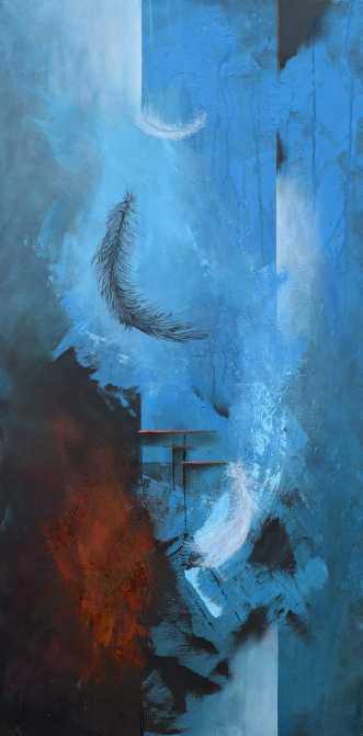 Wind blows 2 by Vivi Amelung | maleri