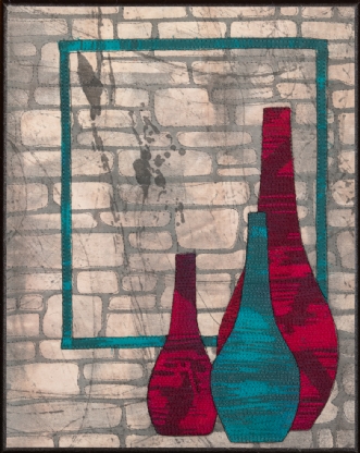 Vaser 1 by Tina Sommer Paaske | tekstilkunst