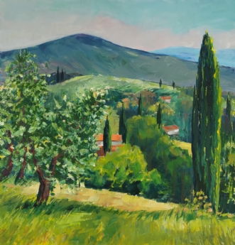 Toscana by Peter Witt | maleri