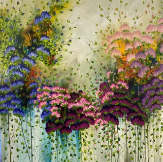 Flowerpot by Eva Vig | maleri