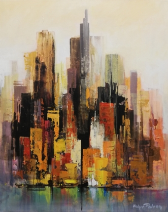 Manhattan, Autum skyline af Holger Poulsen