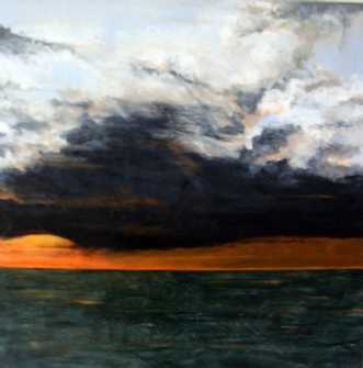 Sunset by Grete Ryberg Høgh | maleri