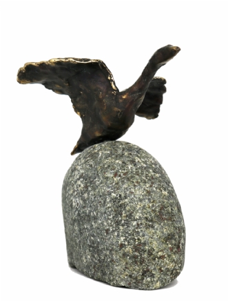 Lille svane letter by Helle Borg Hansen | skulptur