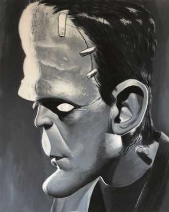 Frankenstein by Allan Buch | maleri
