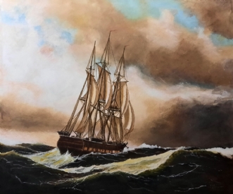 Stormvarsel by Flemming Ilnæs | maleri