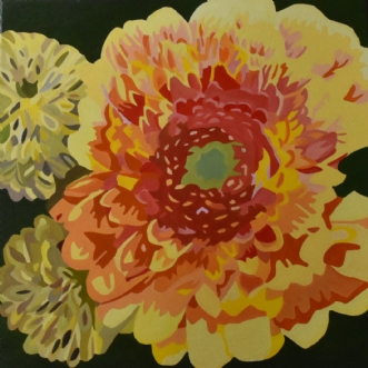 Krysantemum by Vibeke Ringholm | maleri