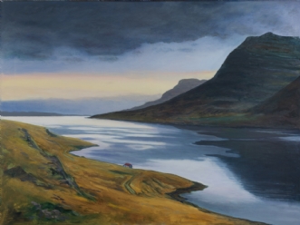 Seydisfjordur by SteenR (Rasmussen) | maleri