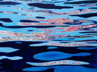 Blue waterreflectio.. by SteenR (Rasmussen) | maleri