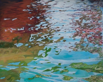 Water reflections i.. by SteenR (Rasmussen) | maleri