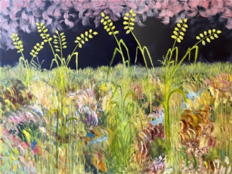 ForårsEng  (Spring .. by Lene Weiss | maleri