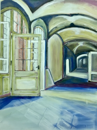 The Hallway through.. by Peter Fuglsang | maleri