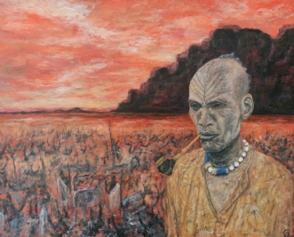 HEART OF AFRICA 'Old man of the Dinka people'  af Chris Præstegaard