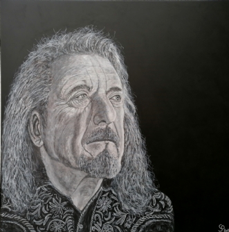 Robert Plant  by Chris Præstegaard | maleri