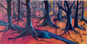 Træer by Susanne Luup | maleri