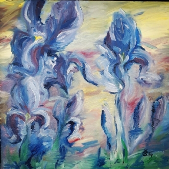Dynamical irises by Katerina Cechova | maleri