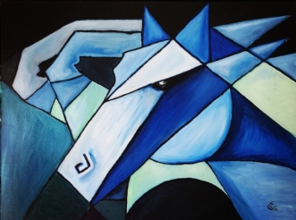 RACING - Crystal cubism af Katerina Cechova