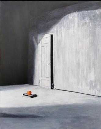 skaden &appelsinen .. by Sif Claudi | maleri