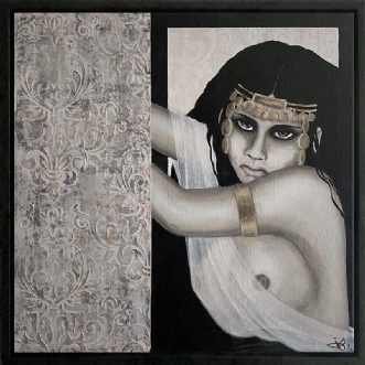 Cleopatra by Kæthe Fog | maleri