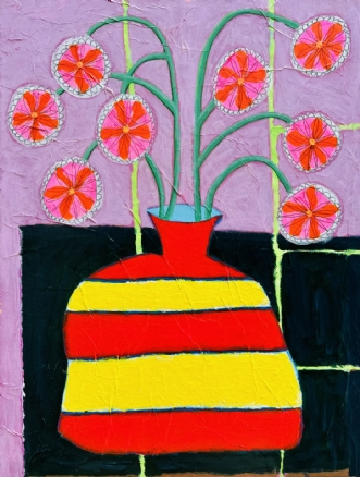 'Flowers for my Mom.. by Lone Gadegaard Dyrby | maleri