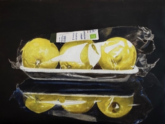 Lemons by Jeanette Elmelund | maleri