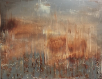 Desert Fire by Xenia Nordblom | maleri