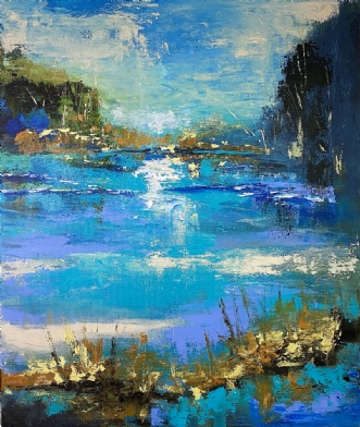 Søen by Maiken Hejnfelt | maleri