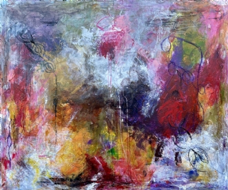 Colourful world by Lone Bonde Haupt | maleri