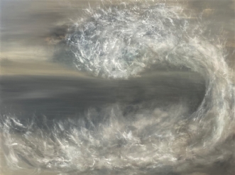 White Wave by Nina Augustinussen | maleri