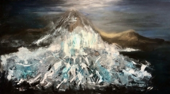 Frozen sky by Nina Augustinussen | maleri