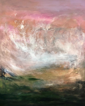 Morning mist by Nina Augustinussen | maleri