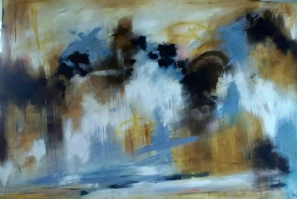 Abstrakt maleri by Birthe Tandrup | maleri
