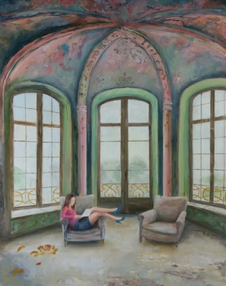 Windows by Ruth Jensen | maleri