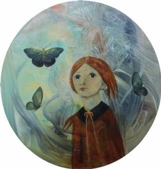 Wings of wonder by Christina Clark | maleri