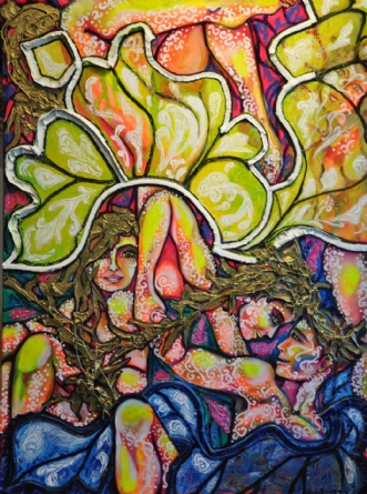 Nymphs in love by Eliana Ramirez | maleri
