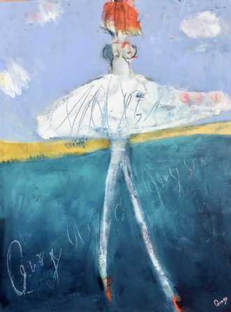 Long tall Sally by Inge Merete Gross | maleri