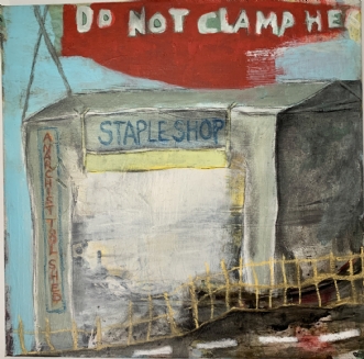 Shed - do not clamp.. by Ditte Matthiesen | maleri