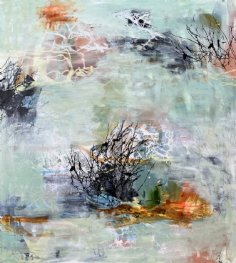 Abstrakt 2 by Rie Brødsgaard | maleri