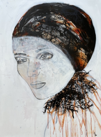 Kvinde 2 by Rie Brødsgaard | maleri