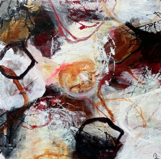 Abstrakt 9 by Rie Brødsgaard | maleri