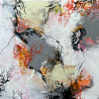 Abstrakt 10 by Rie Brødsgaard | maleri