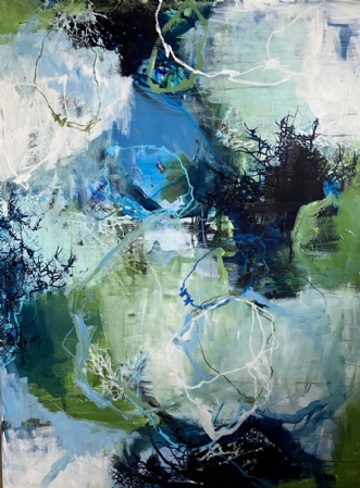 Abstrakt 11 by Rie Brødsgaard | maleri