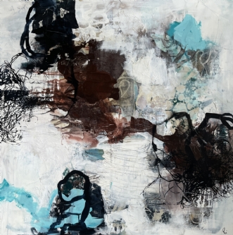 Abstrakt 12 by Rie Brødsgaard | maleri