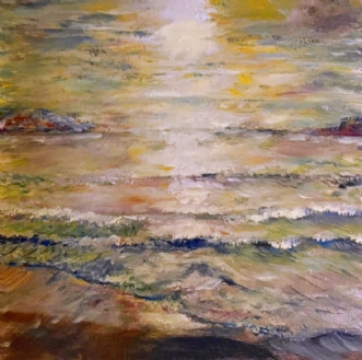 Lyset på havet, et .. by Joe Pearson | maleri
