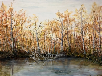 Efteråret ved Bølle.. by Joe Pearson | maleri