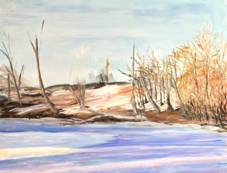 Vinter på vej by Joe Pearson | maleri