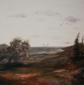 Blæsevejr by Joe Pearson | maleri