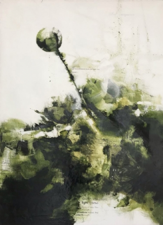 Green Soul by Dorte Stegemann | maleri