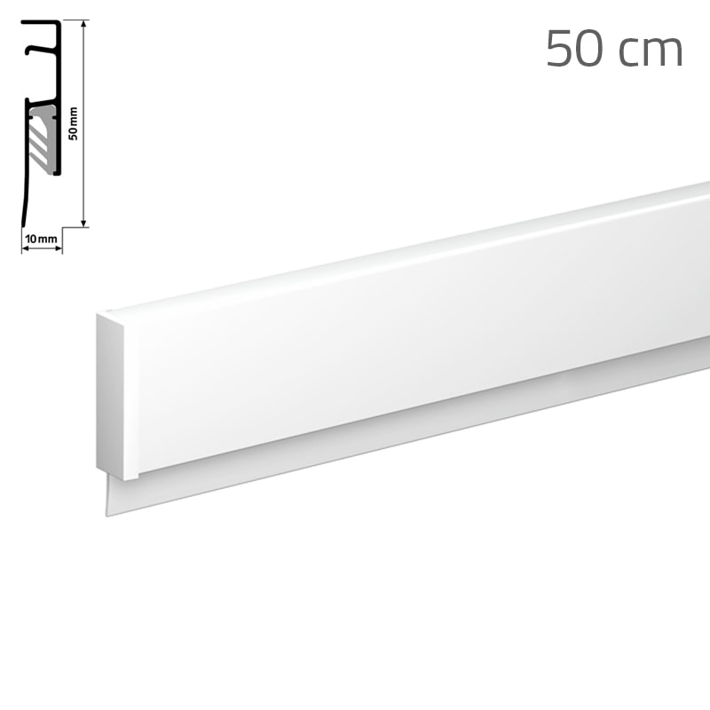Infoskinne 50cm - Hvid