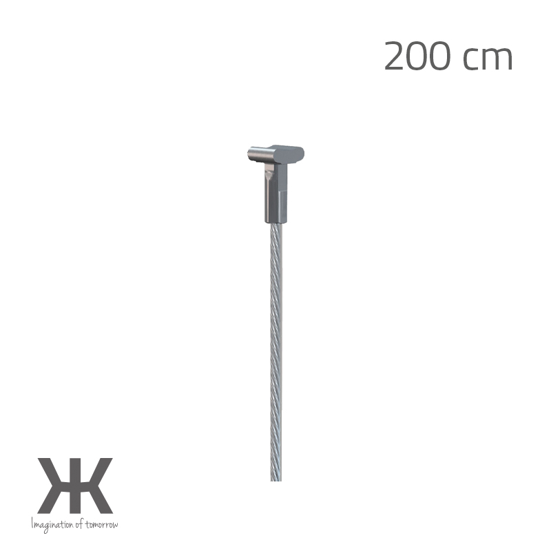 Solid Slider Steel - 200 cm